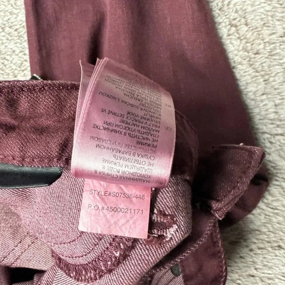 Fox Racing Women’s Ripper Jeggings  Burgundy Size 7/ 28 New $79.50 - Picture 15 of 16